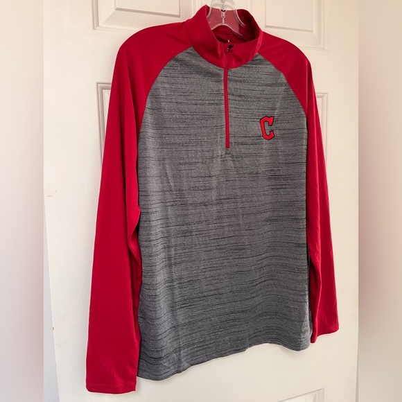 NWT Baseball Genuine Merchandise M Heather Grey / Crimson - Picture 4 of 13